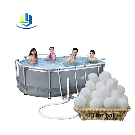 Swimming Pool Cleaning Fiber Ball Filter Media 3 Micron Efficient Filtration for Water Treatment