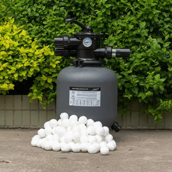 Sand Replacement 700g Fine Filter Fiber Balls for Swimming Pool Water Filtration