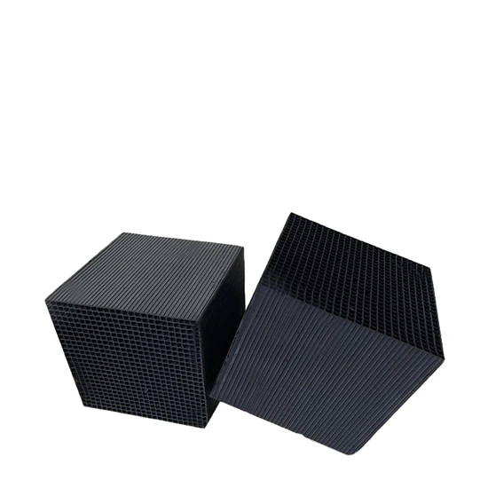 Honeycomb Activated Carbon 100X100X100mm Ctc70% for Efficient VOCs Treatment