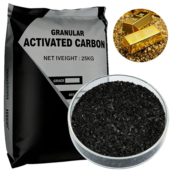 Gold Extraction Granular Coconut Shell Activated Carbon with 1100+ mg/g Iodine Value for Gold Recovery