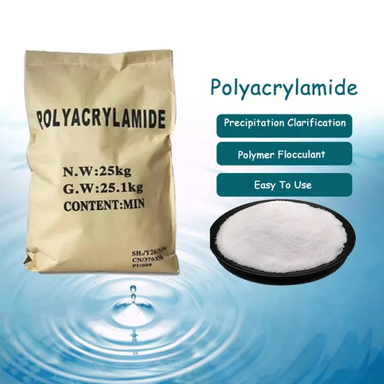 Cationic Polymers PAM for Water Treatment, 99% Solid Content Odorless Granulars