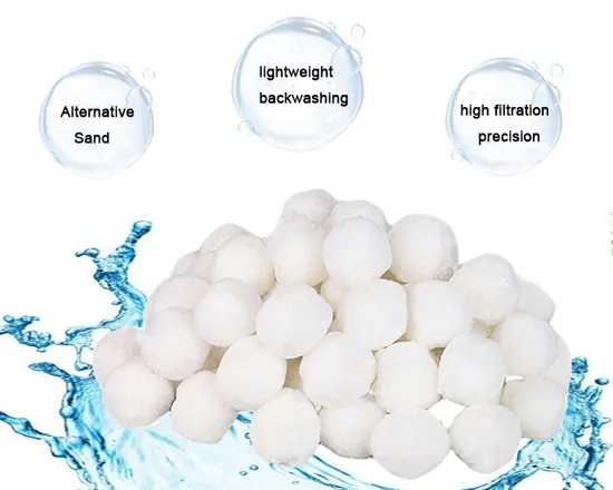 3-Mikron-Biofiltermedium aus Polyesterfaserkugeln für die industrielle Wasseraufbereitung - 5