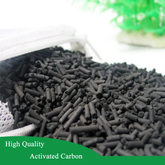 Columnar Activated Carbon for Gas Treatment, 900-1100 mg/g Iodine Value, Air Purification