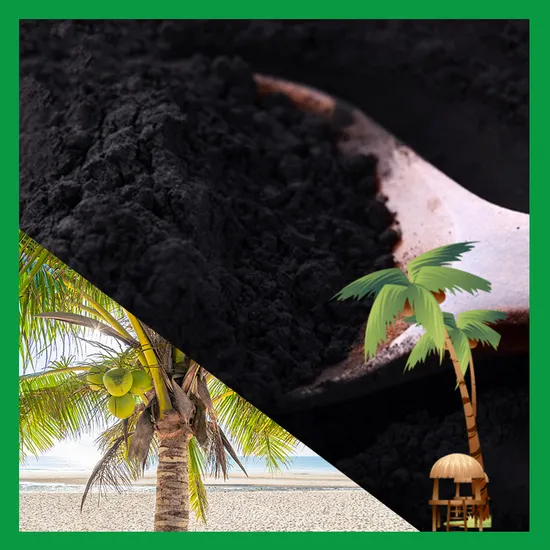 Coconut Shell Granular Activated Carbon 900-1100mg/g Iodine Value for Water Purification