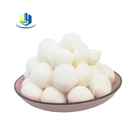 High Filtration Precision 3 Micron Backwashable Filter Ball for Swimming Pool Water Treatment