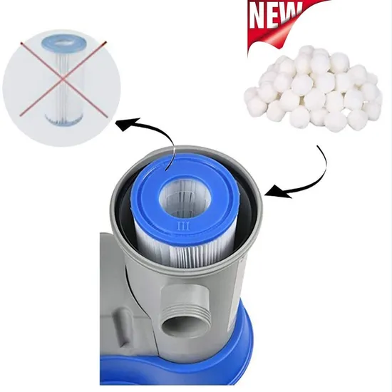 High Filtration Precision 3 Micron Bio Filter Balls for Swimming Pool Water Treatment - 2