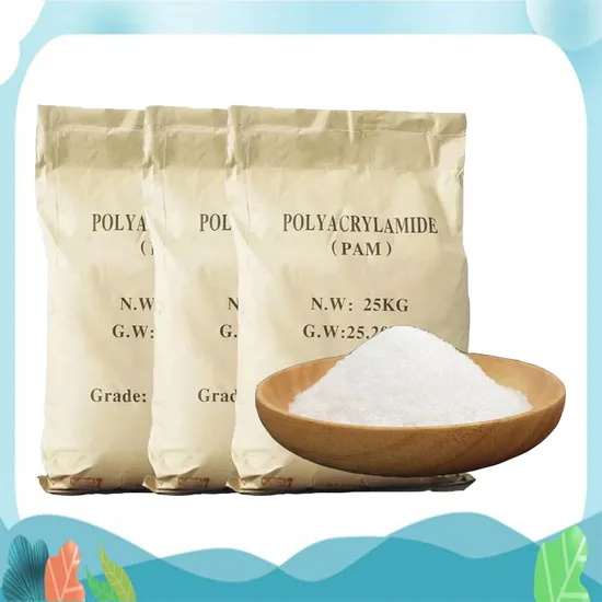 Polyacrylamide Flocculant for Sewage Treatment White Granulars 88.5% Solid Content