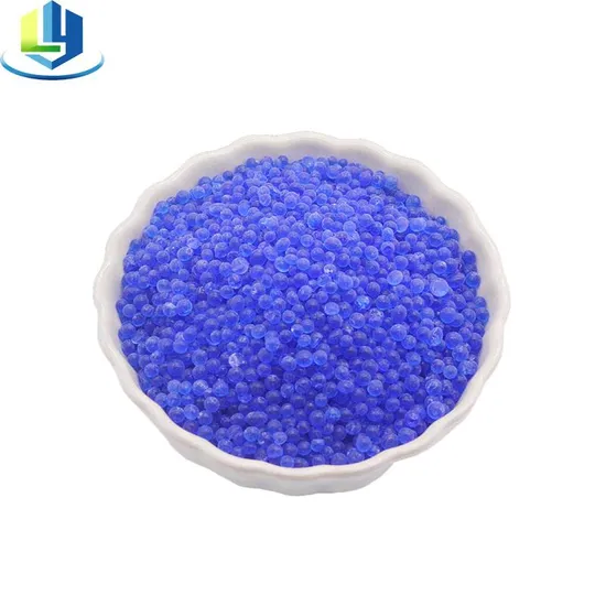 Blue Silica Gel Desiccant Beads 2-4mm for Piano Camera Hearing Aid Moisture Absorption