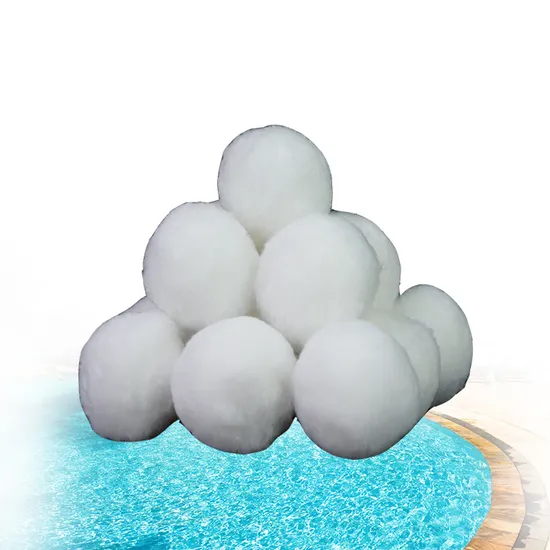 Polyester Fiber Filter Balls 3 Micron for Swimming Pool Water Treatment