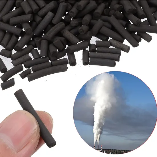 Activated Carbon Columnar for Gas Treatment High Methylene Blue Adsorption Value 25kg Pack