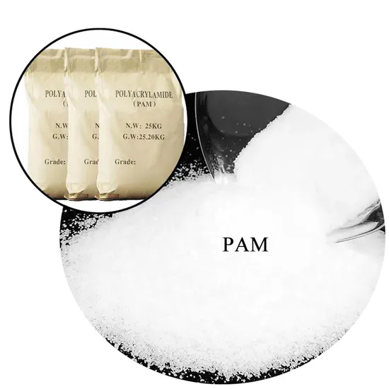 Polyacrylamide PAM Flocculant for Sewage Treatment, White Granulars 25kg Pack