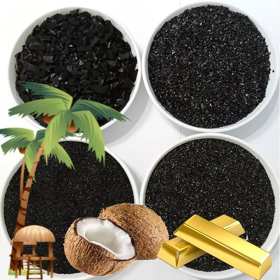 Gold Recovery Columnar Water Filter with Coconut Shell Activated Carbon Granular Powder for Efficient Adsorption