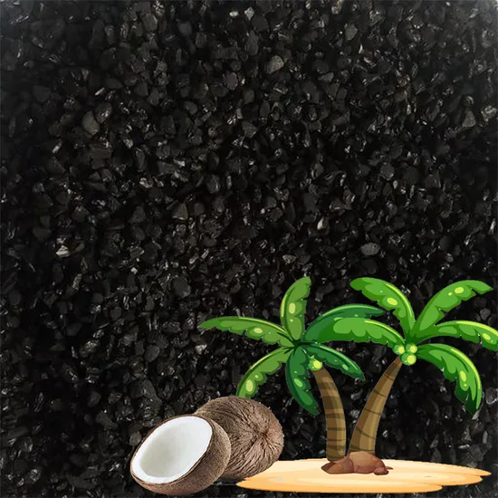 Gold Recovery Filter Granular Coconut Shell Activated Carbon with High Methylene Blue Adsorption Value
