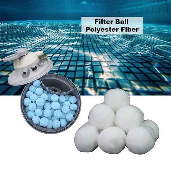 Micro Dacron Filter Material Polyester Fiber Balls with 96% Porosity for Swimming Pool Filtration