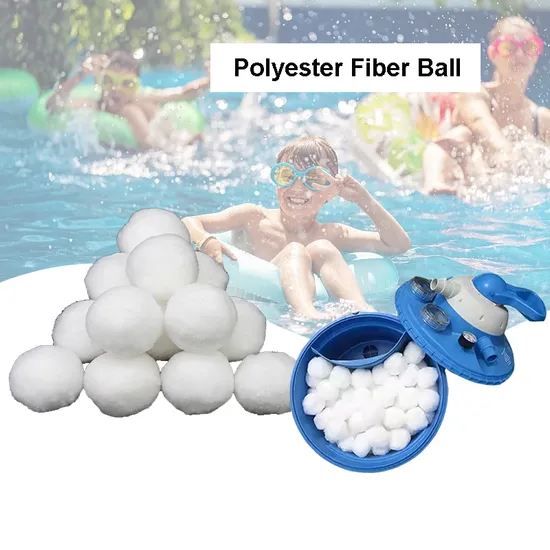 Swimming Water Treatment 700g Polyester Fiber Filter Ball with 96% Porosity for Pool Aquarium Pond