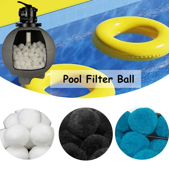 700g Polyester Fiber Ball Filter Media for Swimming Pool with 96% Porosity 20-85m/H Filtration Rate