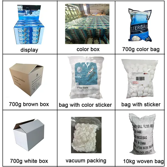 25kg Sand Replaced Fiber Filter Balls for Pool Aquarium Filtration 96% Porosity - 4