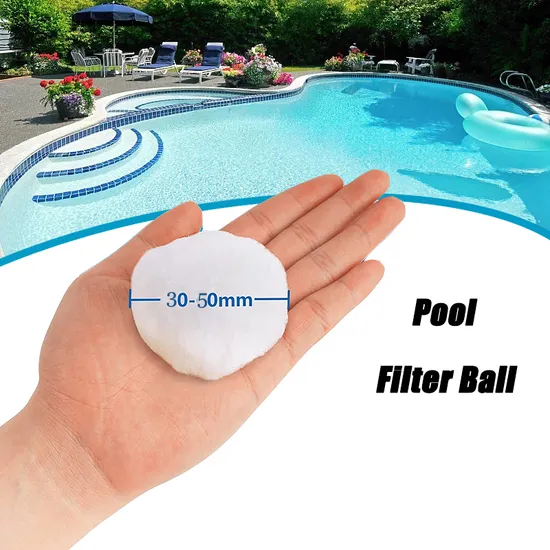 25kg Sand Replaced Fiber Filter Balls for Pool Aquarium Filtration 96% Porosity