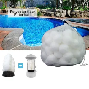 25kg Sand Replacement Polyester Filter Balls 96% Porosity for Swimming Pool Water Treatment