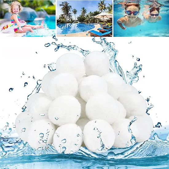Sand Replacement Polyester Fiber Balls Filter Media for Municipal Water Treatment with 96% Porosity