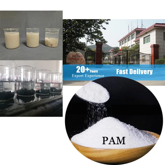 PAM Water Treatment Chemicals Cationic/Anionic Polyacrylamide for Oil Drilling & Water Treatment