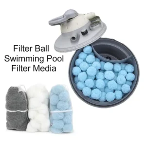 Filter Balls for Crystal Clear Pool Water 96% Porosity Polyester Replacement Filter Media