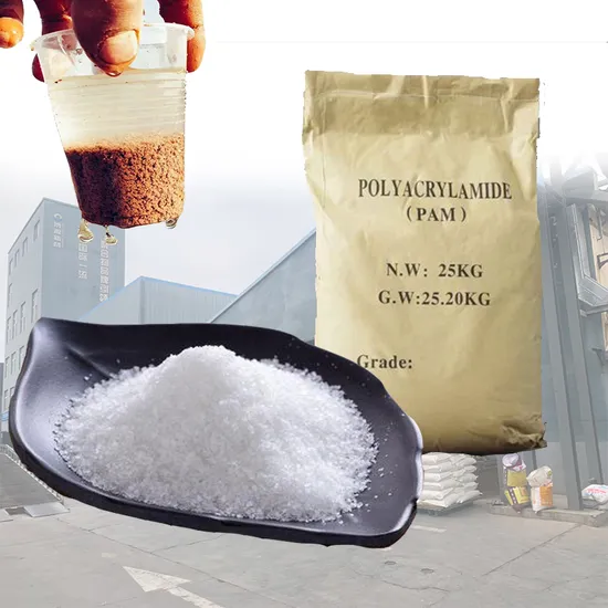 Polyacrylamide Flocculant Anionic Cationic Powder 25kg Bag for Sewage Treatment