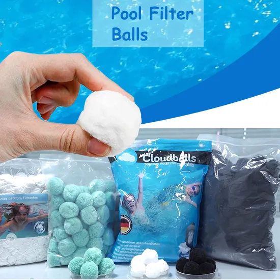 Swimming Pool Bio Balls Filter Media with 96% Porosity Polyester Fiber for Aquarium Pond Filtration