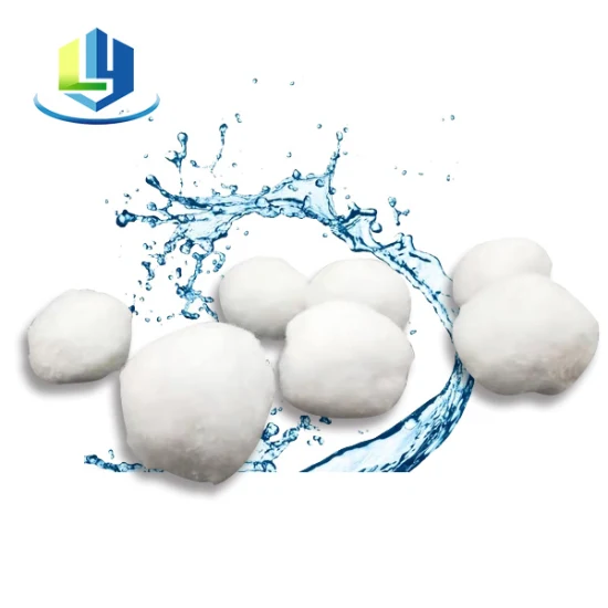 China Polyester Ball Fiber for Oil Water Separation in Water Treatment Systems