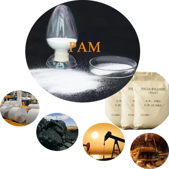 Polyacrylamide PAM Powder for Sewage Treatment Anionic Cationic Flocculant