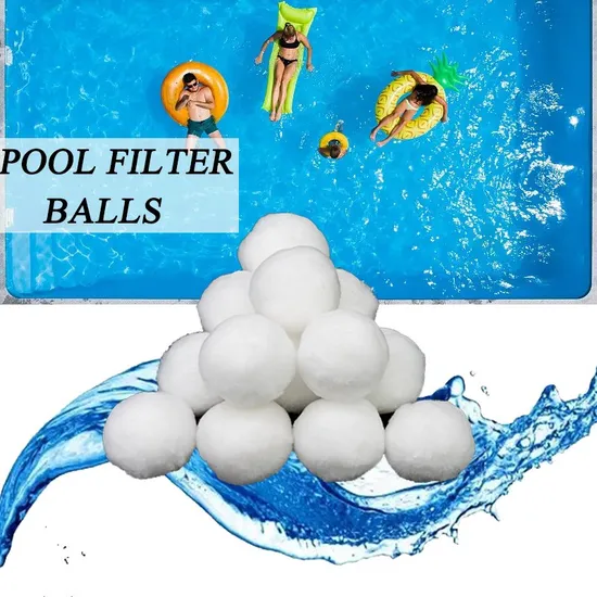 Swimming Pool Sand Filter Media Polyester Fiber Balls 700g High Filtration Rate 20-85m/H for Pools Aquariums Ponds