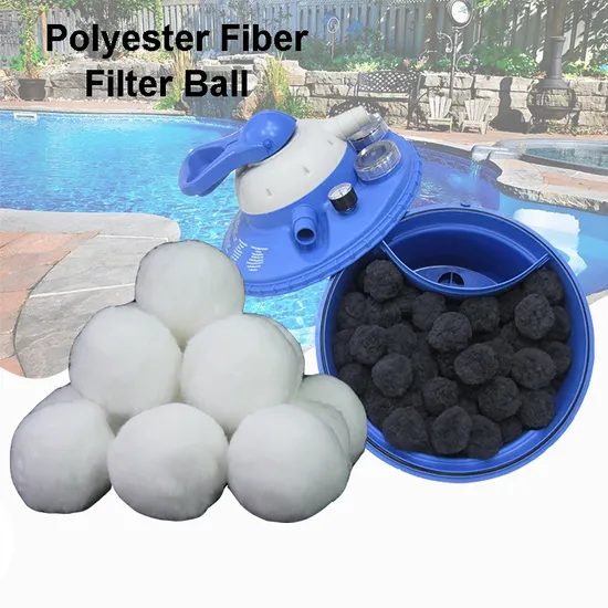 Aquaculture Pond Filter Balls High Porosity 96% Polyester Filtration Media for Fish Tanks