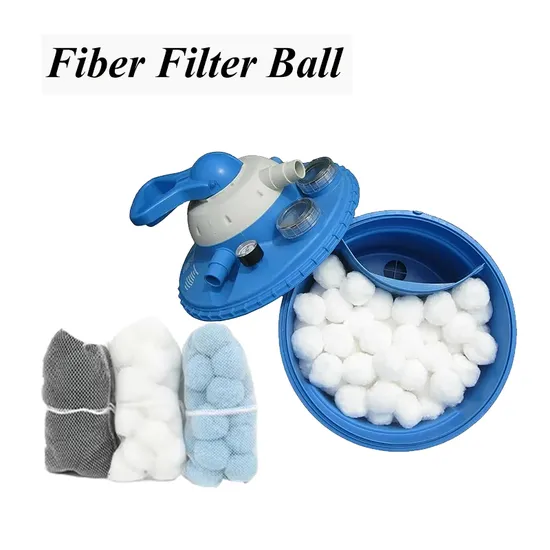 Filter Ball Swimming Pool Fiber Ball with 96% Porosity Washable Reusable Media Filter Balls