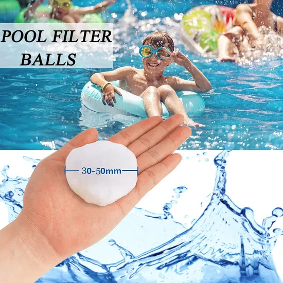 White Filter Ball 700g for Fish Tank Swimming Pool with 96% Porosity and CE Certification