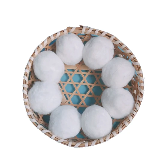 50mm Cotton Ball Swimming Pool Filter Media with 20-50m/H Filtering Velocity CE Certified