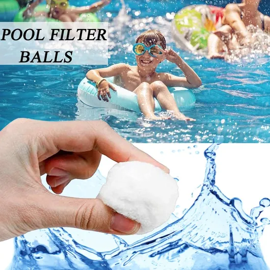 Swimming Pool 100% Polyester Fiber Media 700g Filter Balls with Efficient Filtration CE ISO9001 SGS