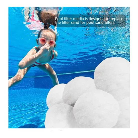 Reusable Swimming Pool Fiber Filter 700g Ball Media 20-50m/H Filtration Rate for Home & Industrial Use - 3