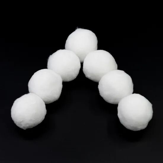 Polyester Pool Water Filter Ball Fiber Media 20-50m/H Filtering Velocity for Swimming Pools
