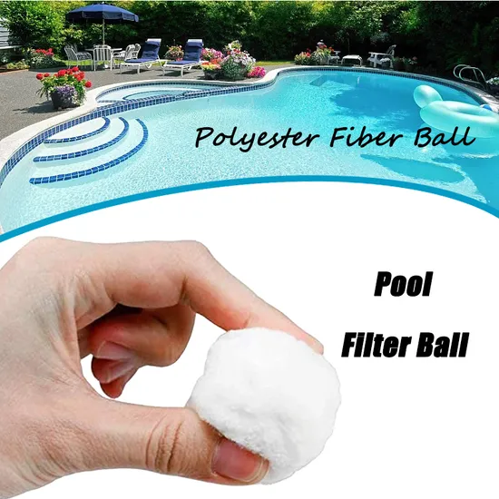 Swimming Pool Sand Replacement Polyester Filter Balls for 3micron Water Filtration