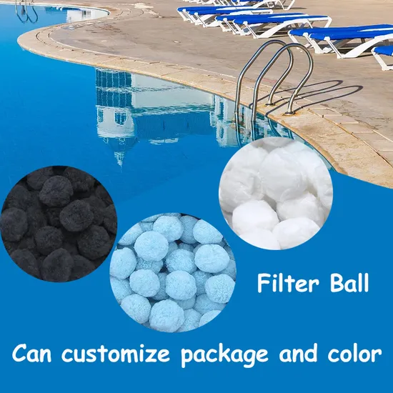 High Efficiency 700g Filter Ball for Pool Aquarium Pond Water Purification with 96% Porosity