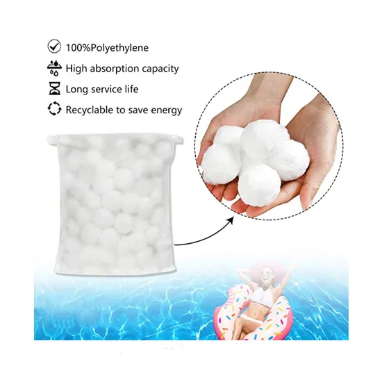 Swimming Pool Polyester Fiber Ball with Efficient Filtration 20-50m/H Filter Media - 4