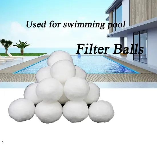 Water Treatment Fiber Filter Balls 700g Bag for Swimming Pool Industrial Use