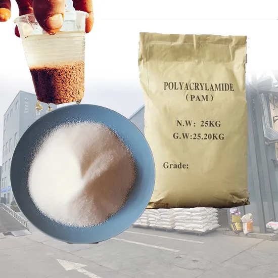 Anionic Cationic Polyacrylamide Powder PAM for Sewage Treatment 25kg Bag ISO9001 Certified