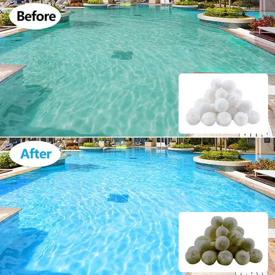 Aquarium Pond Fish Tank Reusable Fiber Filter Balls 700g/Bag for Clear Water Filtration - 5