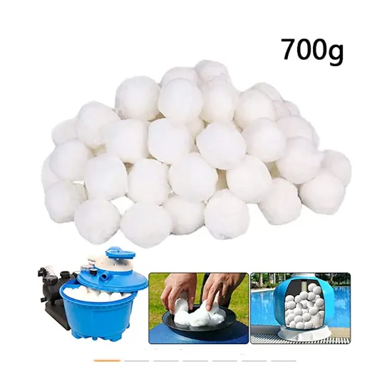 Pool Accessory Fiber Filter Balls 700g for Sand Filters with 96% Porosity CE Certified
