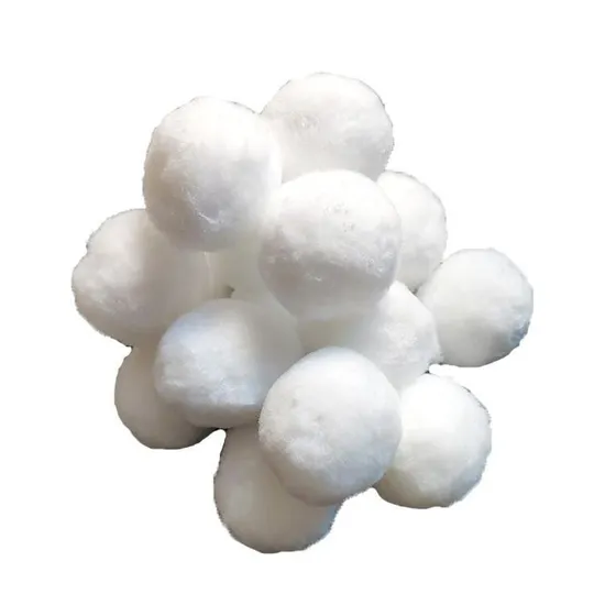 Reusable Fiber Ball Filter Media for Swimming Pool Water Treatment with 96% Porosity