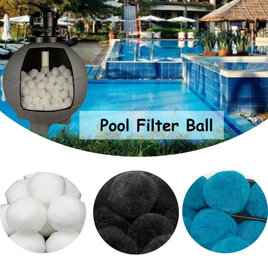 Eco-Friendly Polyester Filter Media for Swimming Pool Sand Filter 20-85m/H Filtration Rate