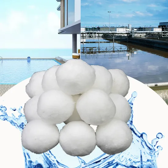 Less Backwash Fine Filtration Polyester Fiber Balls Filter for Pool Aquarium Pond 20-85m/H Rate