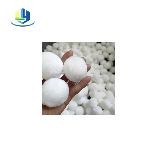 Polyester Fiber Ball Filter Media for Swimming Pool with 20-50m/H Filtering Velocity