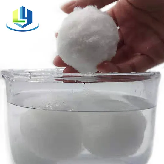 Oil Waster Water Treatment Fiber Ball for Industrial & Hospital Wastewater Filtration